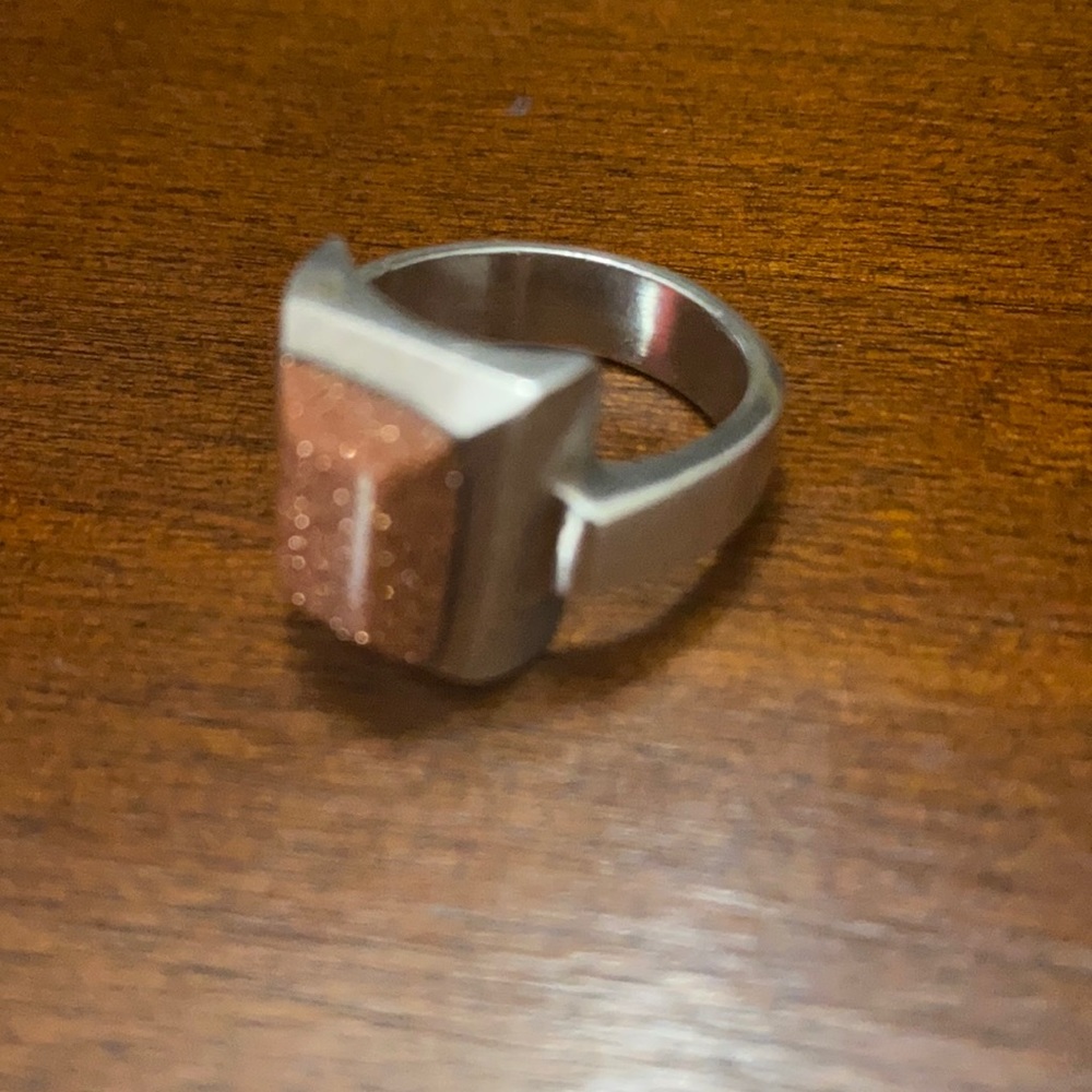 Beautiful stone sterling silver ring
